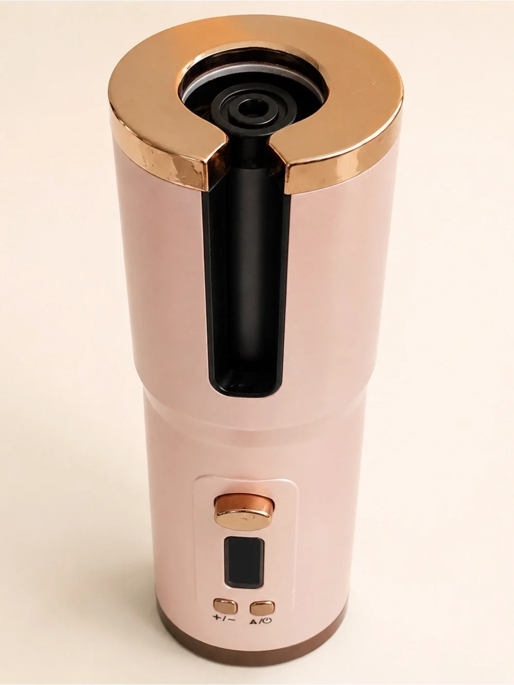 Portable Automatic Hair Curler - Rose Gold